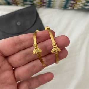 Julie Vos Large Bee Hoop (NEVER WORN)